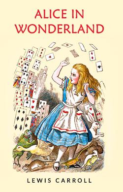 Alice in Wonderland published book cover